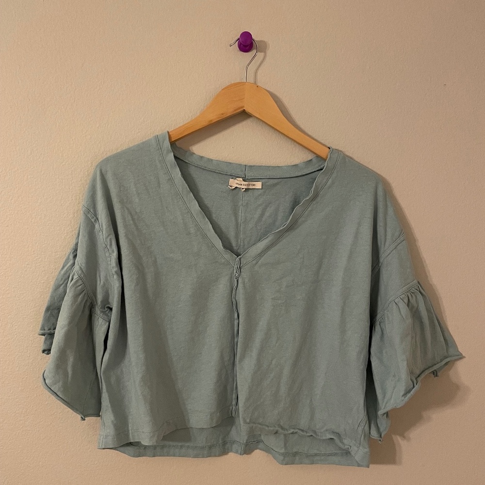 Urban Outfitters mint crop top